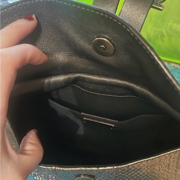 Salvatore Ferragamo Python Snakeskin Clutch